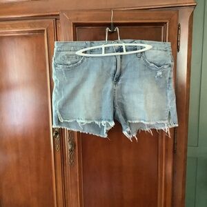 Joe’s Jeans cutoff jean shorts size 31-end of season clearance.